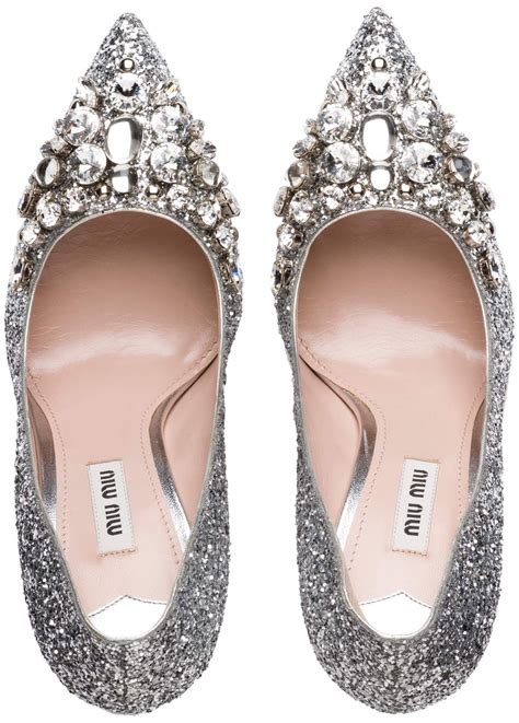 miu miu shoes silver|miu schuhe damen.